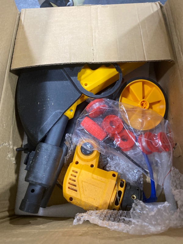 Photo 1 of 20000 RPM Brushless Electric Weed Wacker Cordless, 12'' Wheeled Weed Eater Battery Powered Brush Cutter, 4-in-1 Grass Trimmer Stringless Weed Trimmer Lawn Mower Edger W/Wheel Metal Blade Battery