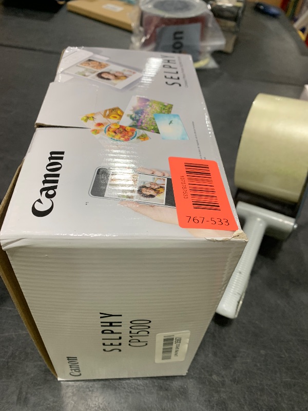 Photo 1 of Canon Selphy CP1500 Wireless Compact Photo Printer (Black)
