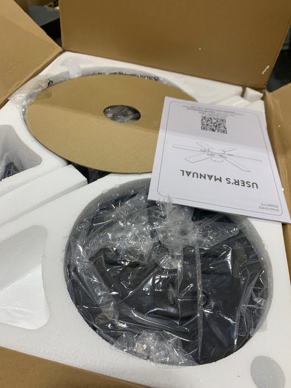 Photo 1 of Fanbulous Ceiling Fans with Lights, 52 Inch 6-Blade, Smart APP & Remote Control, Dimmable 5CCT LED with Smart Memory, DC Motor Quiet for Bedroom Living Room, Damp Rated for Outdoor Covered Patio