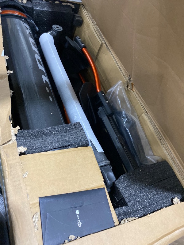 Photo 1 of KUAT NV Add-On 2.0-2" - +2-Bike Rack | Increases The 2" NV 2.0 to a 4-Bike Hitch Rack | Rugged All-Metal Construction | E-Bike Compatible | Gray Metallic and Orange Anodize (NA22G)