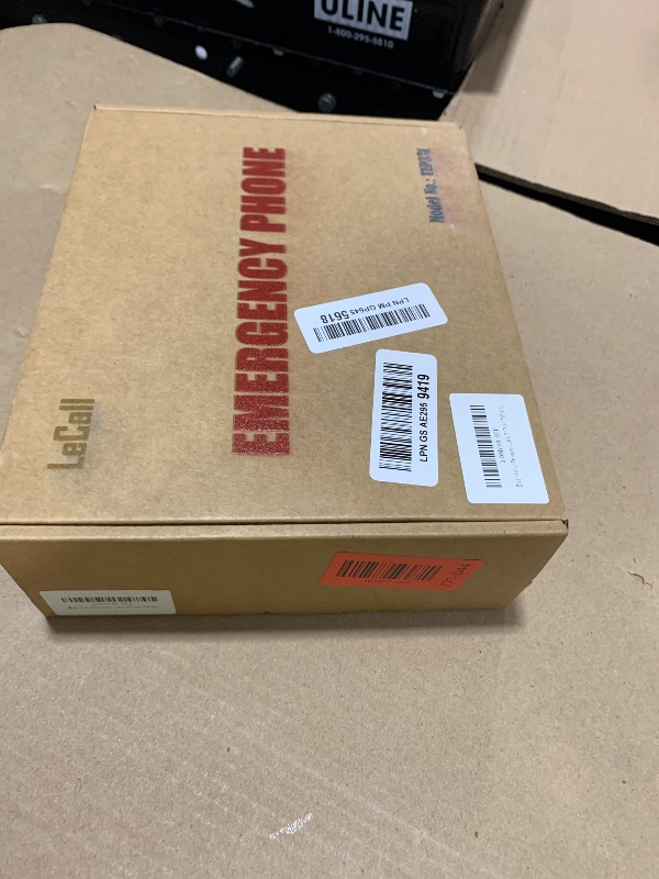 Photo 1 of LeCall Emergency Dialer Phone/Elevator Phone with Voice Announcement, ADA Compliant, Auto-Dial 911 and Programmable, TEP331