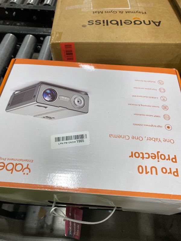 Photo 1 of YABER Projector with WiFi and Bluetooth, 15000L Native 1080P Movie Projector, 4K Supported, Portable Home Theater Projector, 4D/4P Keystone&Zoom, with Bag Compatible with iOS/Android/TV stick/PS5/HDMI