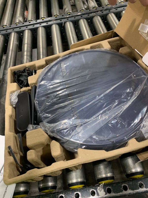 Photo 1 of Robot Vacuum Cleaner, Smart Robotic Vacuum Wi-Fi Connected, App Control, Compatible with Alexa and Google Assistant, Automatic Self-Charging Robot Vacuum Perfect for Pet Hair, Carpets and Hard Floors