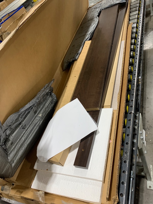 Photo 1 of Prepac Stylish Flat Wood Panel Headboard for Queen Size Beds, Simplistic Wooden Queen Headboard 2.25" D x 64.5" W x 48" H, Espresso, EHFQ-1301-1