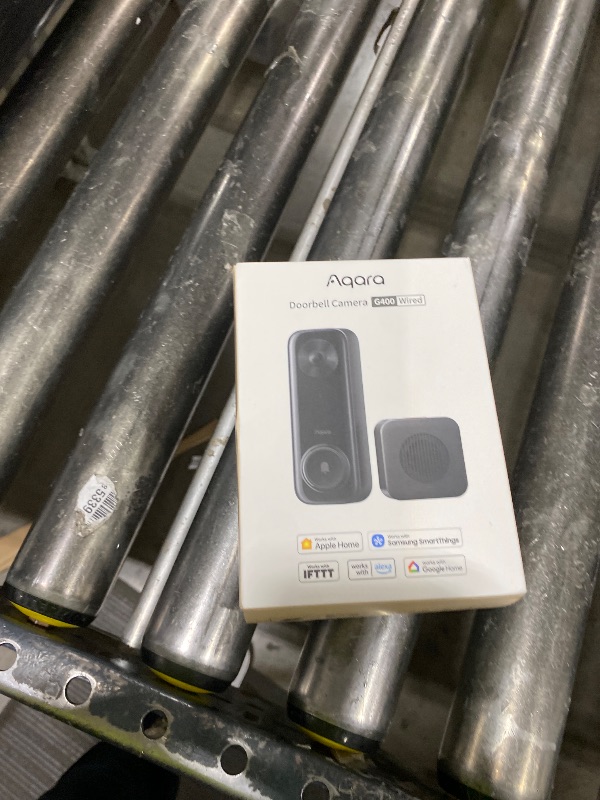 Photo 1 of Aqara Doorbell Camera G400 with Chime, Wired/PoE, HomeKit Secure Video, 2K HD Head-to-toe View, 2-Way Audio, 2.4/5GHz Wi-Fi 6, Supports Alexa/Google/SmartThings, Local Detection & 24/7 Recording, IP65