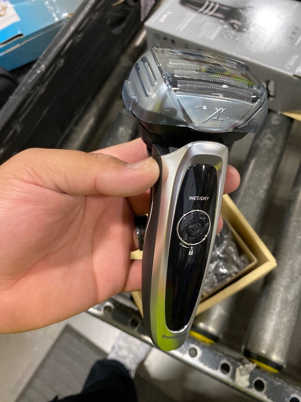 Photo 1 of Panasonic ARC5 Electric Razor for Men with Pop-Up Trimmer, Wet/Dry 5-Blade Electric Shaver with Intelligent Shave Sensor and Multi-Flex Pivoting Head – ES-LV65-S (Silver)