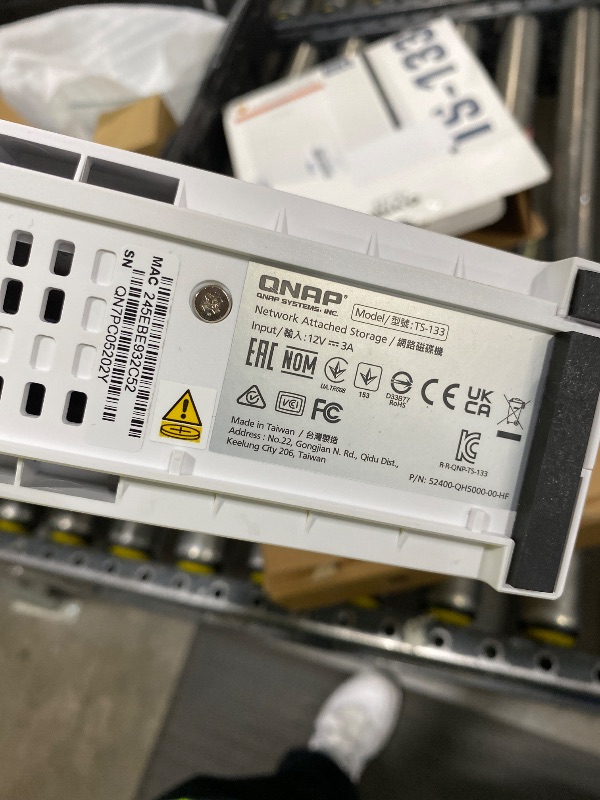 Photo 1 of QNAP TS-133-US 1 Bay Affordable Desktop NAS with ARM Cortex-A55 Quad-core Processor and 2 GB DDR4 RAM (Diskless)