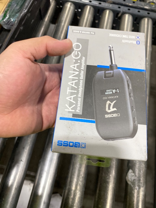 Photo 1 of BOSS KATANA:GO | Personal Headphone Amplifier for Guitar & Bass | Ready-To-Play Sounds from Stage-Class Katana Amps | Advanced Spatial Technology | Edit Tones & Stream Backing Music via Bluetooth