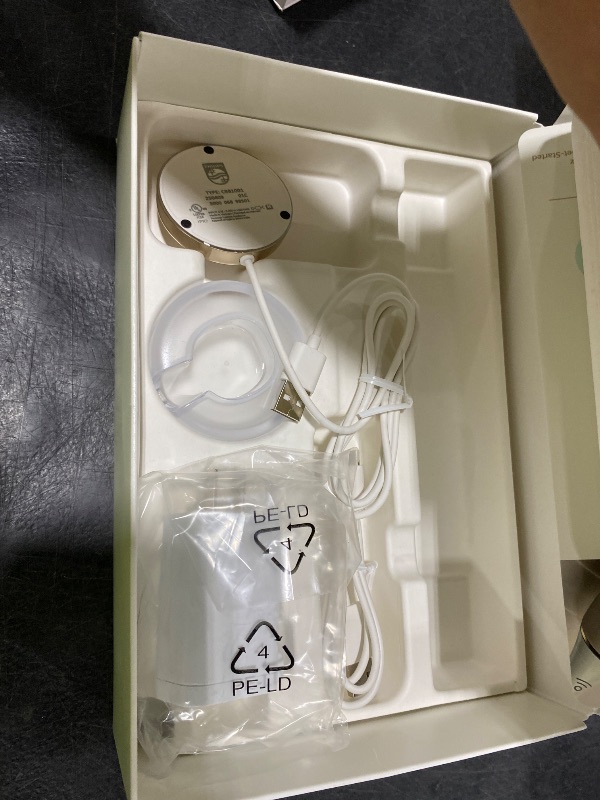 Photo 1 of Philips Sonicare DiamondClean 9900 Prestige Electric Toothbrush - with SenseIQ Technology and Advanced AI App, 5 Brushing Modes, 3 Intensity Levels, Charging Travel Case, Champagne, HX9990/11