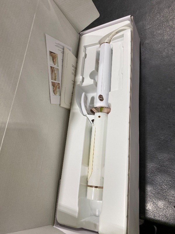 Photo 1 of T3 SinglePass Curl X Extra-Long Barrel Curling Iron with 9 Heat Settings and Ceramic Barrel for Fast Styling and Lasting Results on All Hair Types