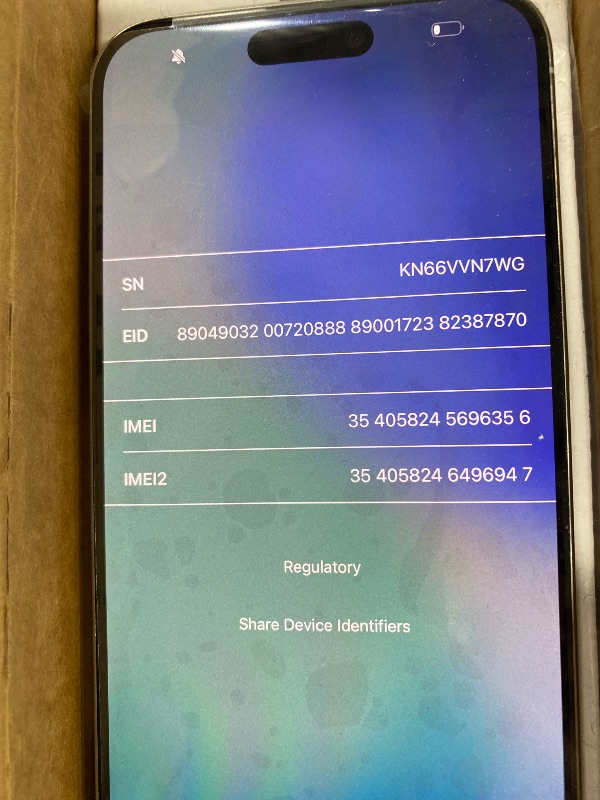 Photo 1 of Apple iPhone 15 Pro Max, 256GB, White Titanium - Unlocked (Renewed)