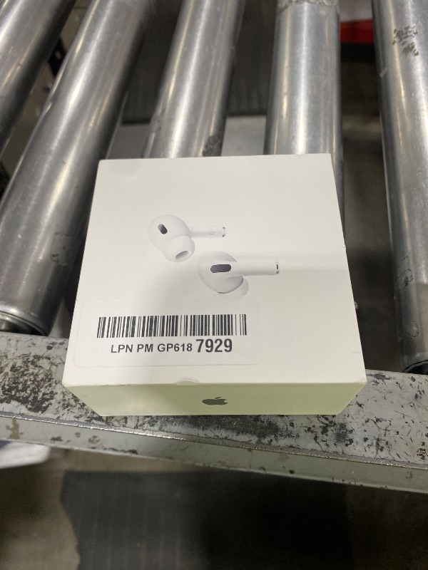 Photo 1 of Apple AirPods Pro (2nd generation) with MagSafe Charging Case (USB-C) (Renewed)