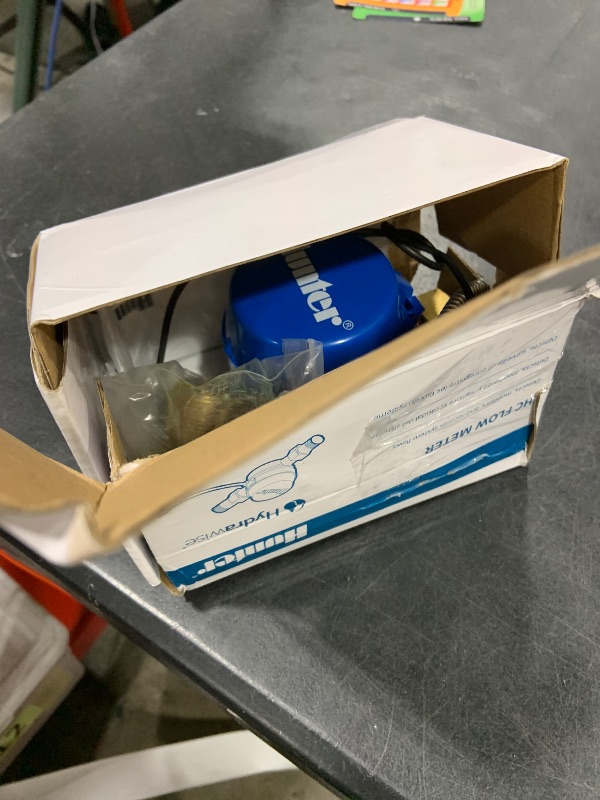 Photo 1 of Hunter HC075FLOW 3/4" Flow Meter, Stainless Steel Irrigation Sensor for Hydrawise, Tracks Water Usage, Detects Leaks, Monitors Flow, Compatible with HC HPC Pro-HC HCC Controllers