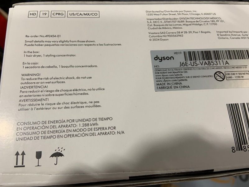 Photo 1 of Dyson Supersonic Travel Hair Dryer