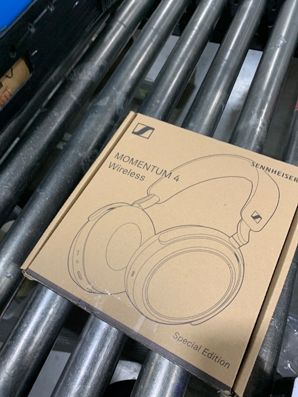Photo 1 of Sennheiser Consumer Audio Momentum 4 Wireless Headphones - Bluetooth Headset for Crystal-Clear Calls with Adaptive Noise Cancellation, 60h Battery Life, Lightweight Folding Design - Black/Copper