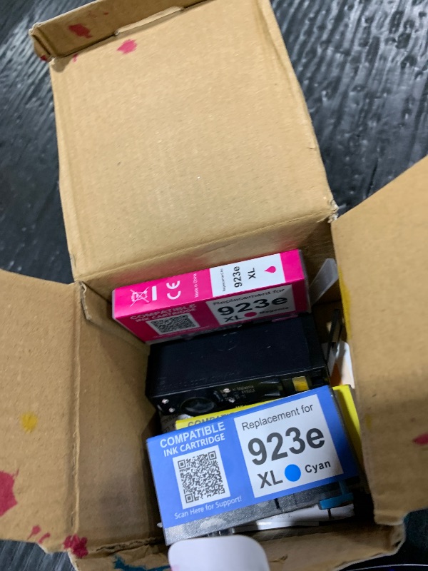 Photo 1 of TOKYOINK 923 923e 923XL Ink Cartridges Combo Pack with Chip Replacement for HP 923 923e Ink Cartridges for HP Printer OfficeJet Pro 8130e 8135e 8139e 8125e 8138e 8122e 8120 8124e 8130(4 Pack B/C/M/Y)