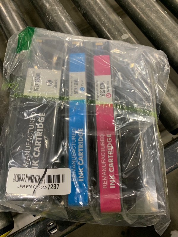 Photo 1 of RumbaRex 972X Ink Cartridges 4-Color Combo Pack High-Yield 972A 972 X Replacement for HP 972X Ink Cartridge for PageWide Pro 477dw 577dw 452dw 477dn 452dn 577z 552dw P55250dw Printer