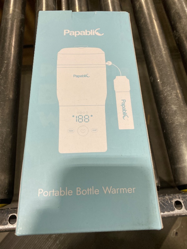 Photo 1 of Papablic Portable Bottle Warmer Pro — 115W Fastest Heating, Built-in Sterilizer, Baby Milk Warmer On The Go for Travel and Home, 5 Temp Settings and Keep Warm for Breastmilk & Formula, Mint Green