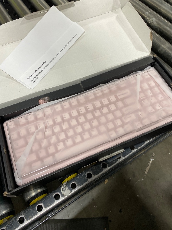 Photo 1 of AULA F99 Wireless Mechanical Keyboard-Silent Version,Tri-Mode(BT5.0/2.4GHz/USB-C),Gasket Structure,Hot Swappable Mechanical Keyboard with Pre-lubed Linear Switches,RGB Backlit PC Gaming Keyboards,Pink