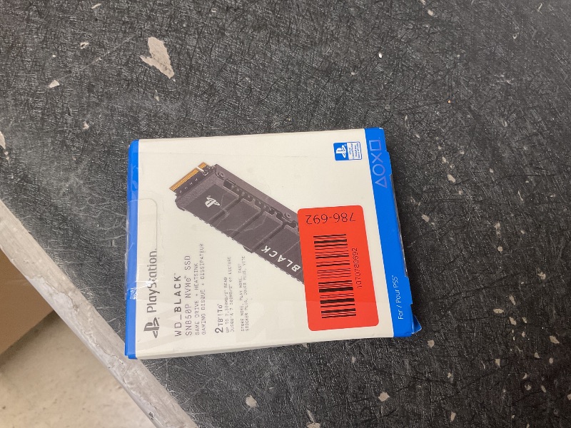 Photo 1 of WD_BLACK 2TB SN850P NVMe M.2 SSD Officially Licensed Storage Expansion for PS5 Consoles, up to 7,300MB/s, with heatsink - WDBBYV0020BNC-WRSN