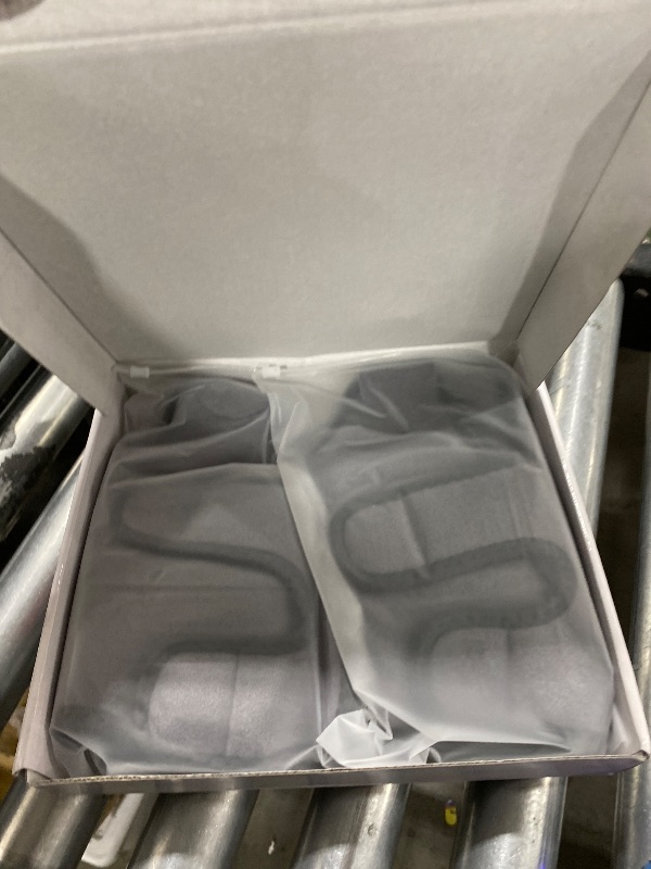 Photo 1 of 2PCS Cordless Foot Massager for Neuropathy, Foot and Ankle Massager for Pain Relief, 3000mAh Rechargeable Ankle Heating Pad with Massage for Circulation, Gray