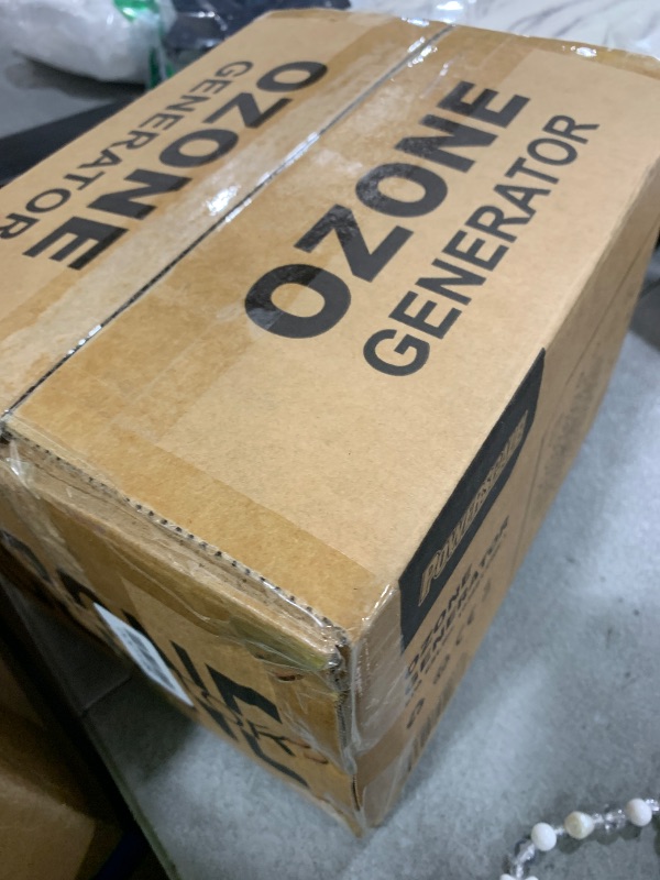 Photo 1 of PowerScale Ozone Generator 90,000mg/h O3 Intelligent Control Ozone Odor Eliminator Commercial Ozone Machine Odor Removal, For Home, Car, Pet Room - High Capacity Ionizer Ozone Air Purifier, Black