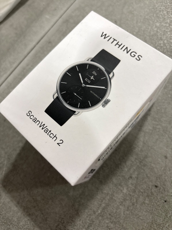 Photo 1 of WITHINGS ScanWatch 2 - Hybrid Smart Watch, Heart Rate Monitoring, Fitness Tracker, Cycle Tracker, Sleep Monitoring, GPS Tracker, 30-Day Battery Life, Android & Apple Compatible, HSA/FSA