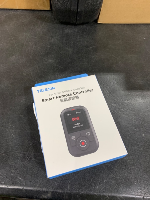 Photo 1 of TELESIN T13 Bluetooth Waterproof Remote for DJI Osmo Action 6 5 Pro 4 & Osmo 360, 1.4'' HD Color Screen, 50m Wireless Control, One-Press Wake & Shooting, 8-Hour Battery with Adjustable Wrist Strap