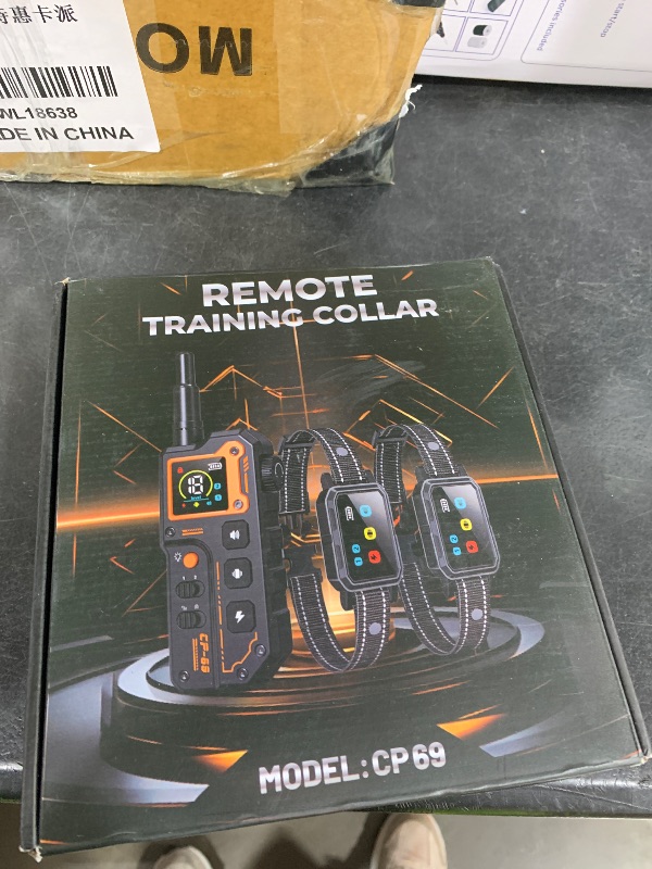 Photo 1 of AI Dog Shock Collar 2 Dogs (10-120Lbs) - 3300FT Dog Training Collar with Remote, IPX7 Waterproof Collar with Beep, Vibration, Safe Shock for Large Medium Small Dogs, Keypad Lock and Flashing Light