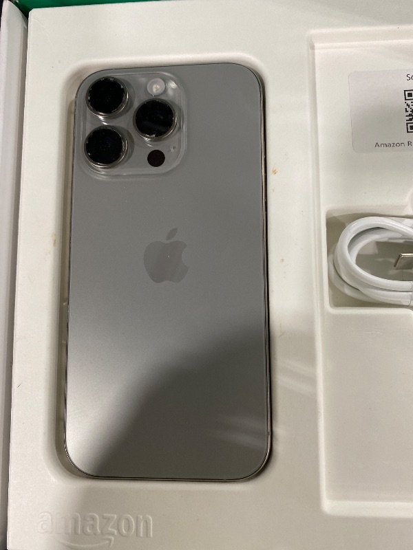Photo 1 of Apple iPhone 16 Pro, US Version, 256GB, Natural Titanium - Unlocked (Renewed Premium)