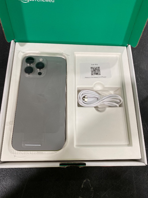 Photo 1 of Apple iPhone (Renewed Premium) 16 Pro Max, US Version, 1TB, Natural Titanium - Unlocked