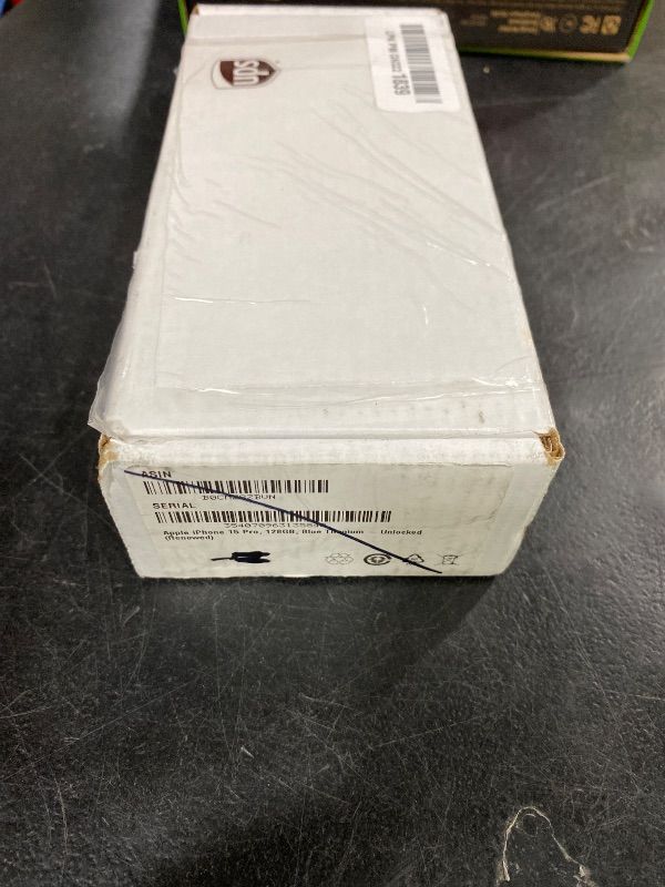 Photo 1 of Apple iPhone 15 Pro, 128GB, Blue Titanium - Unlocked (Renewed)
