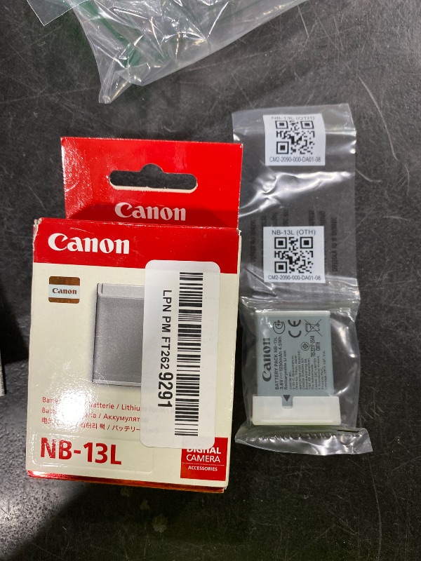 Photo 1 of Canon Battery Pack NB-13L - for Camera - Battery Rechargeable - 1250 mAh - 3.6 V DC