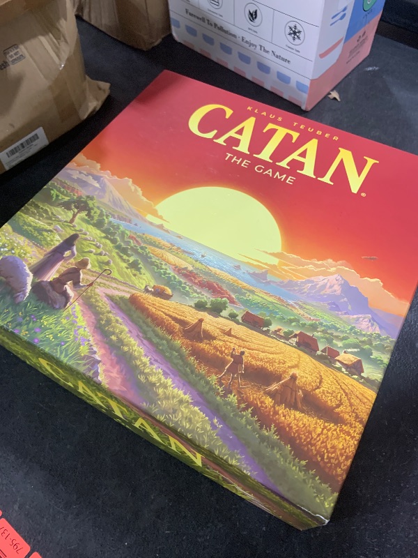 Photo 1 of CATAN Board Game (6th Edition) Trade, Build & Settle in the Classic Strategy Game for Family, Kids & Adults, Ages 10+, 3-4 Players, 60-90 Min Playtime