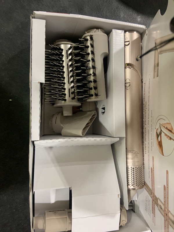 Photo 1 of Shark FlexStyle Air Styling & Drying System, Powerful Hair Dryer Brush & Multi-Styler with Auto-Wrap Curlers, Paddle Brush, Oval Brush, Concentrator Attachment, Stone, HD430