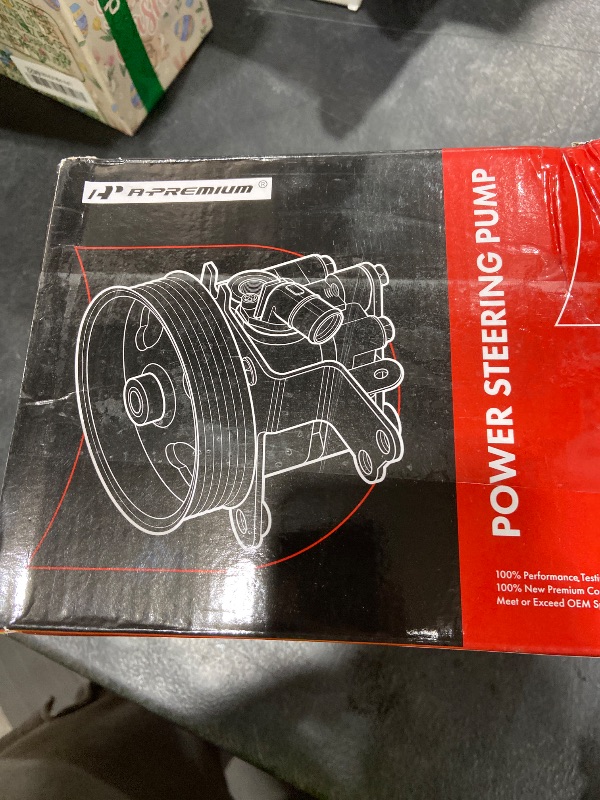 Photo 1 of A-Premium Power Steering Pump, with Pulley, Compatible with Toyota Tundra 2005-2006, Sienna 2007-2010, 4Runner 2003-2009, FJ Cruiser 2007-2009, Petrol, Replace # AA121-5363