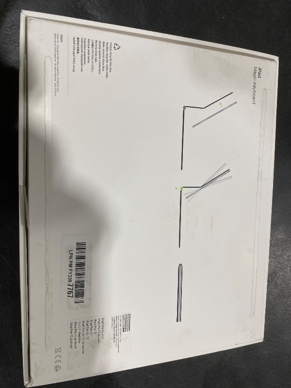 Photo 1 of Apple iPad Magic Keyboard Case for iPad Pro 13-inch (M4 and M5), Great Typing Experience, Built-in Trackpad, Function Row, US English - Black