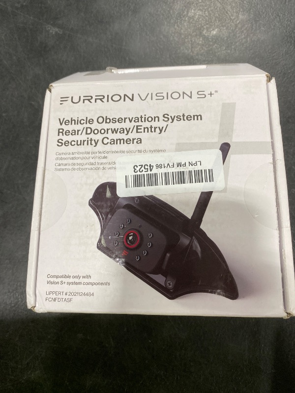 Photo 1 of Furrion Vision S+ RV Backup Camera System – Sharkfin Wireless Camera, 1080p HD, 140° Wide-Angle, Infrared Night Vision, Motion Detection, Waterproof, Monitor Not Included – FCNFDTASF