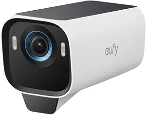 Photo 1 of eufy Security eufyCam S3 Pro Add-on Cam, Solar Camera Outdoor Wireless, MaxColor Night Vision, 4K Security Camera with Solar Panel, Face Recognition AI, Built-in 16GB, No Monthly Fee
