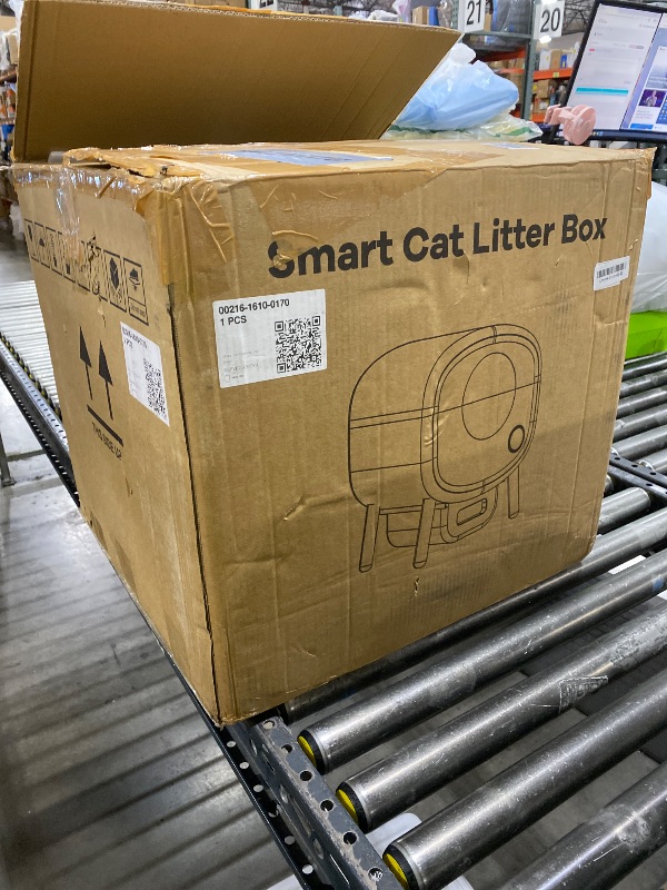 Photo 1 of Fsitego Self-Cleaning Cat Litter Box: Extra Large Automatic Litter Box for Multiple Cats, Odor Control, Low Noise, App & Panel Control, Easy Waste Disposal