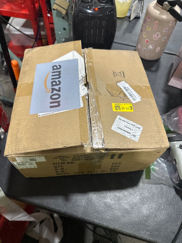 Photo 1 of FRIXCHUR 11.8'' Gold Crystal Chandelier LED Flush Mount Crystal Ceiling Pendant Light for Living Room, Dining Room