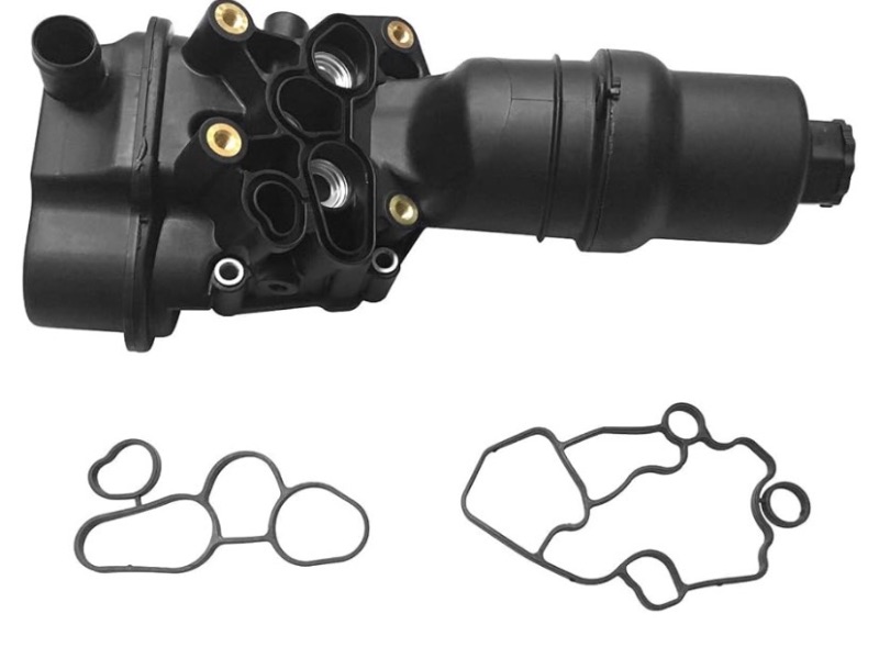 Photo 1 of 06F115397H Engine Oil Filter Housing Assembly With Gaskets Fits A3 A4 TT TTS VW Eos Golf GTI