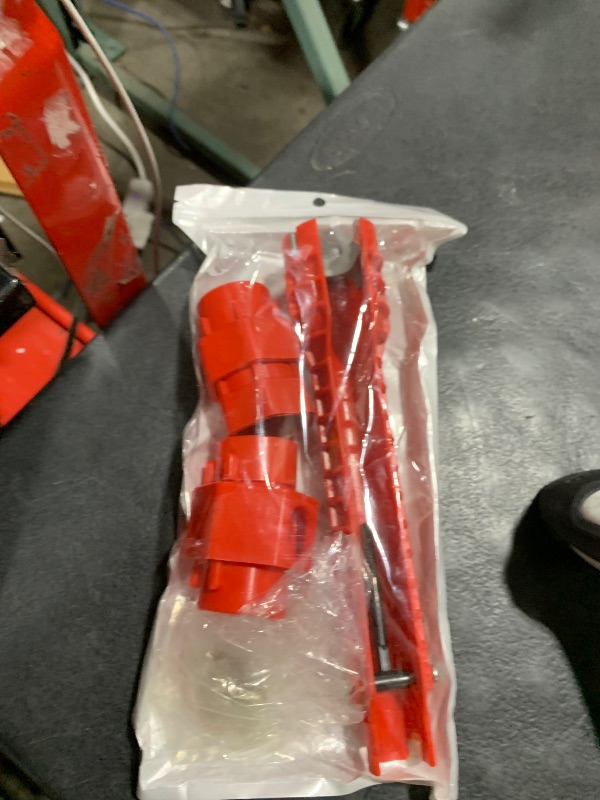 Photo 1 of ELEGICKLIP 14-in-1 Multi-functional Wrench Faucet Sink Installer Tool for Toilets and Kitchens - Red Plumbers Wrench