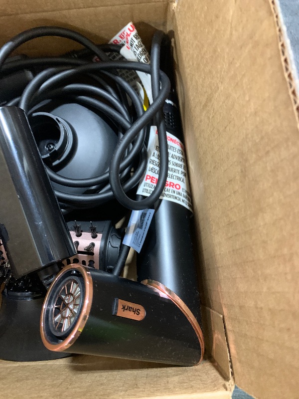 Photo 1 of Shark Hair Dryer | FlexStyle Hair Styling System | Portable & Powerful Blow Dryer Brush | Hair Curler & Volumizer | 6 Styling Tools Included | Best for All Hair Types | Black | HD440BK