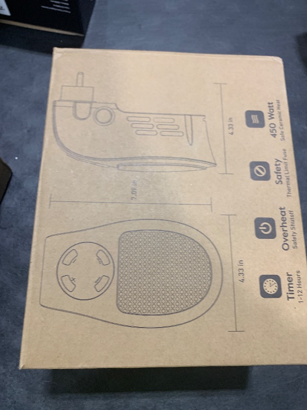 Photo 1 of Brightown Wall Plug In Heater 450W, Portable Outlet Heater with Remote, Clear LED Display, Small Wall Heaters for Indoor Use with Adjustable Thermostat and 12H Timer for Bathroom Room Office, 2 Pack