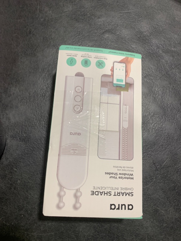 Photo 1 of Aura Roller Smart Shade Driver, Remote Control & WiFi Dongle | Automate Existing Blinds | Beaded Window Shade Compatible Up to 4x5ft | Rechargeable Battery | Set Schedules | Hands Free Voice Control