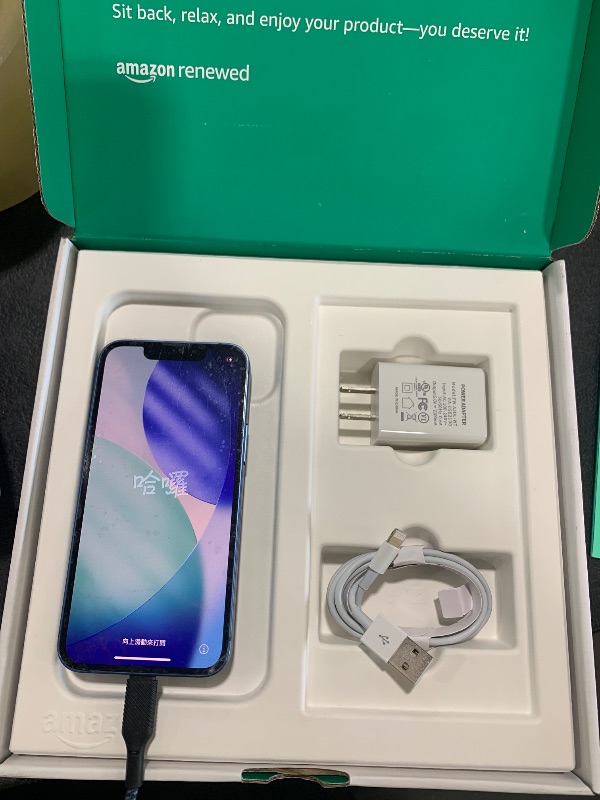 Photo 1 of Apple iPhone 13 Mini, 128GB, Blue - Unlocked (Renewed Premium)