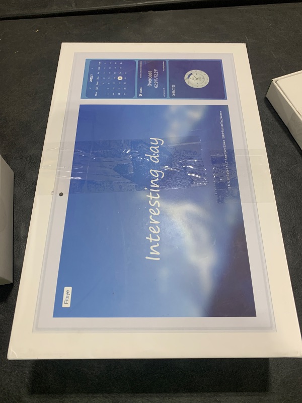 Photo 1 of Fiteye Digital Calendar, 15.6" Smart Electronic Wall Calendar with Camera, Touchscreen, Video Calls, Family Planner, Chore Chart & Meal Planner for Family Organization, Wall & Desk Mountable