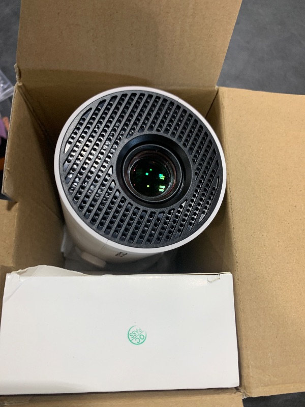 Photo 1 of [Built-in Apps & 2026 Upgraded] Mini Projector Support 4K 1080P Auto Keystone 180° Rotatable with WiFi 6 and Bluetooth 5.4, Projector Portable Compatibile with HDMI/TV Stick/Memory Stick/Laptop-White