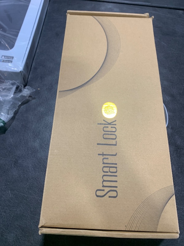 Photo 1 of Sliding Glass Door Lock, Eseesmart Sliding Door Smart Lock with Fingerprint Code Keypad RFID Card Bluetooth App Key, Electronic Digital Biometric Keyless Entry Patio Door Lock with Handle